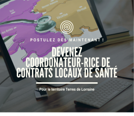 Offre d'emploi Coordonnateur Contrats Locaux de santé Terres de Lorraine